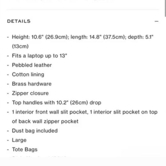 GORGEOUS NEW LARGE TORY BURCH ROBINSON LEATHER TOTE - Picture 15 of 15